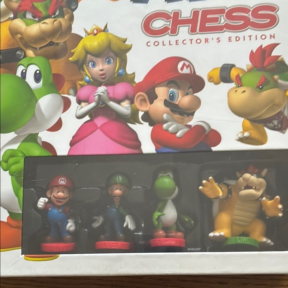 Nintendo Brand Nee Sealed Super Mario Chess Set Collection Edition - Picture 2 of 15